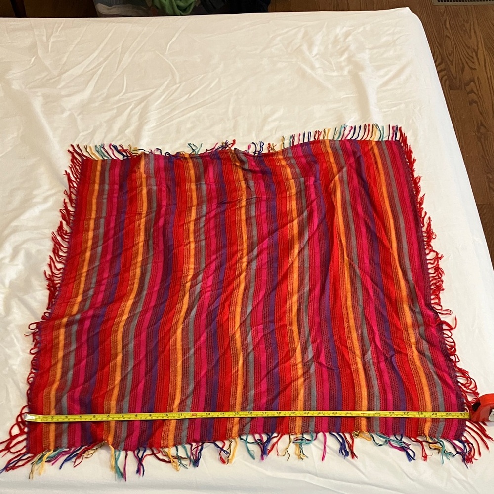 31 inch long square scarf